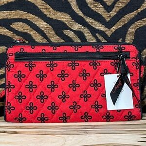 Vera Bradley Red Quilted Women's wallet. NWT